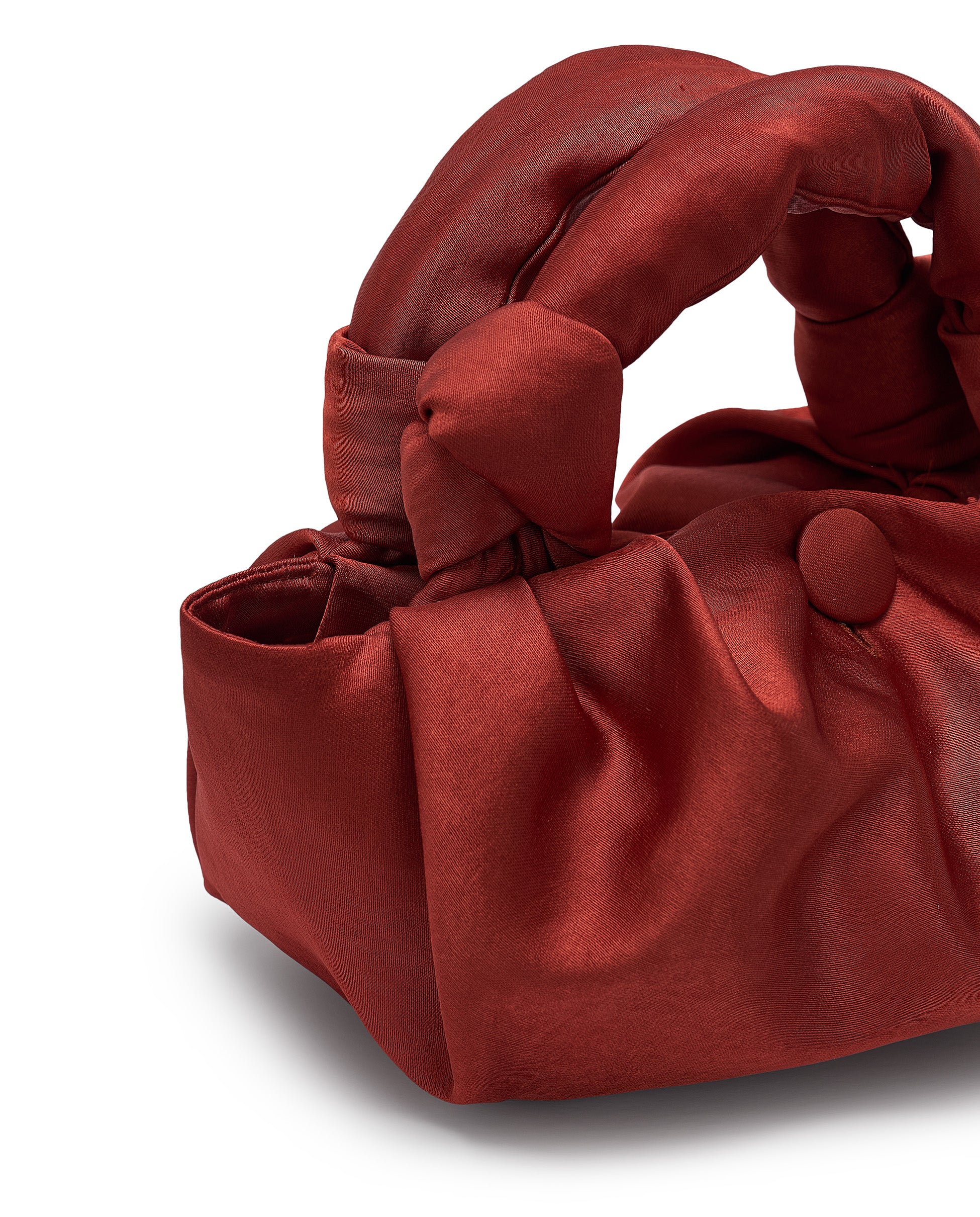 GYOSA | Red Satin Handbag