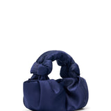 GYOSA | Dark Blue Satin Handbag