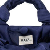 GYOSA | Dark Blue Satin Handbag