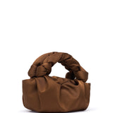 GYOSA | Brown Satin Handbag