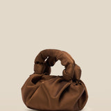 GYOSA | Brown Satin Handbag
