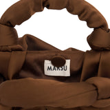 GYOSA | Brown Satin Handbag