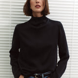 THALIA | High Neck Long Sleeve Top