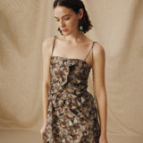 MISTY | Natural-Toned Liberty Floral Cotton Dress