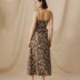 MISTY | Natural-Toned Liberty Floral Cotton Dress