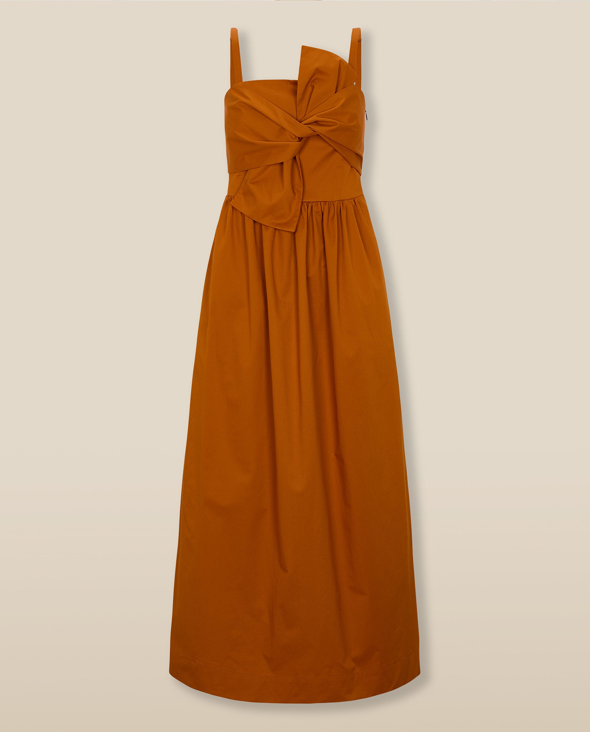 lucila linen dress Reformation Lucila Linen Midi Dress In Yellow