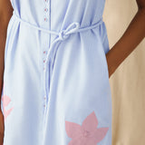 CHARU | Floral Print Midi Shirt Dress