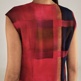 DOROTHEA | Fuchsia Pink Twist Midi Dress