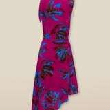 CHETANA | Magenta & Blue Flower Short Dress