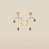 BALAKATA | Gold-Plated Labradorite Drop Earrings