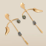 BALAKATA | Gold-Plated Labradorite Drop Earrings