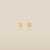 SUNNY HOOPS | Gold-Plated Stud and Hoop Drop Earrings