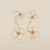 DAISY | Gold-Plated Statement Floral Earrings
