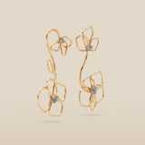 DAISY | Gold-Plated Statement Floral Earrings