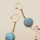 BRANCHEEN | Gold-Plated Labradorite Drop Earrings