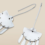 LUNARA | Silver-Plated Drop Earrings