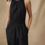 DAWA | Black Cotton Sleeveless Jumpsuit