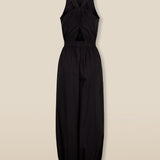 DAWA | Black Cotton Sleeveless Jumpsuit