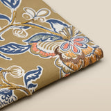 Antique Gold Floral Embroidered Softbound Journal