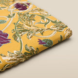 Golden Floral Embroidered Softbound Notebook