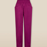 ASTROS | Fuchsia Pink Cotton Tapered Trousers