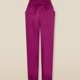 ASTROS | Fuchsia Pink Cotton Tapered Trousers