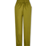 ASTROS | Moss Green Cotton Tapered Trousers