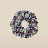 Purple Multi Floral Scrunchie