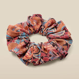 Terracotta Multi Floral Scrunchie