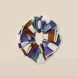 Geometric Print Scrunchie