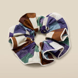 Geometric Print Scrunchie