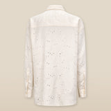 ELODIE | Cream Broderie Anglaise Shirt