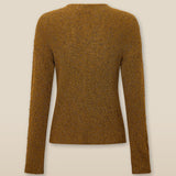 CLIVIA | Ochre Sparkle Button Sweater