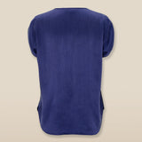 PILAR | Cobalt Blue V-Neck Top
