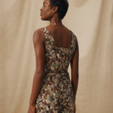 MISTY | Natural-Toned Liberty Floral Cotton Top