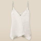 BELEN | Cream Satin Strap Camisole Top