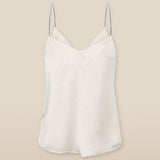 BELEN | Cream Satin Strap Camisole Top
