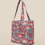 BIMBA | Terracotta Multi Floral Tote Bag