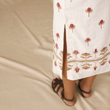SANA | White Embroidered Cotton Tunic