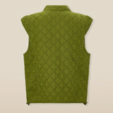 CRISTINA | Green Flower Cotton Vest
