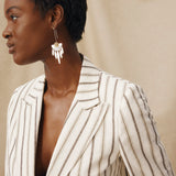 LUNARA | Silver-Plated Drop Earrings