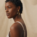 BALAKATA | Gold-Plated Labradorite Drop Earrings